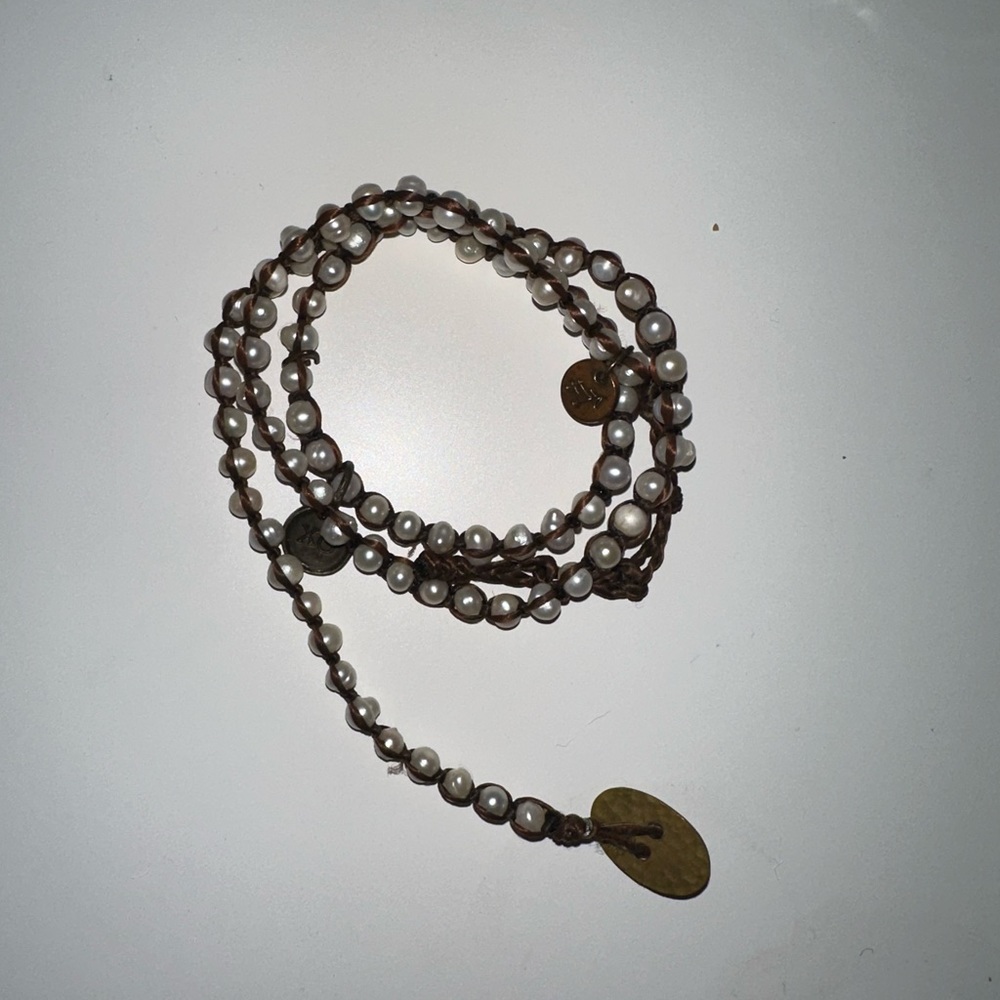 Pearl wrap bracelet